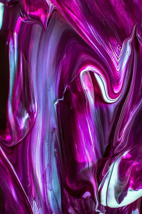 purple paint swirl